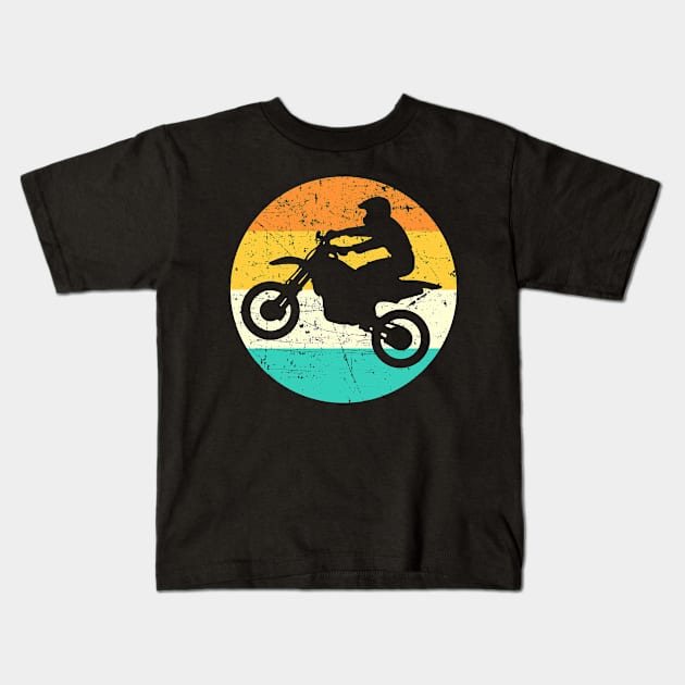 Motocross Kids T-Shirt by monkeyflip